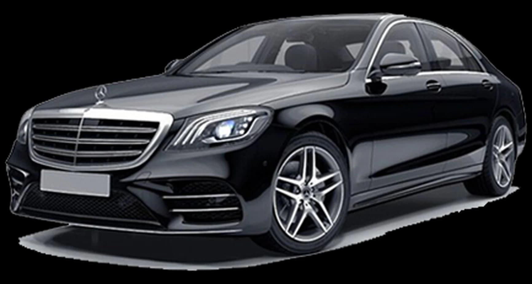 Mercedes S-Class executive saloon prepared for a wedding arrival