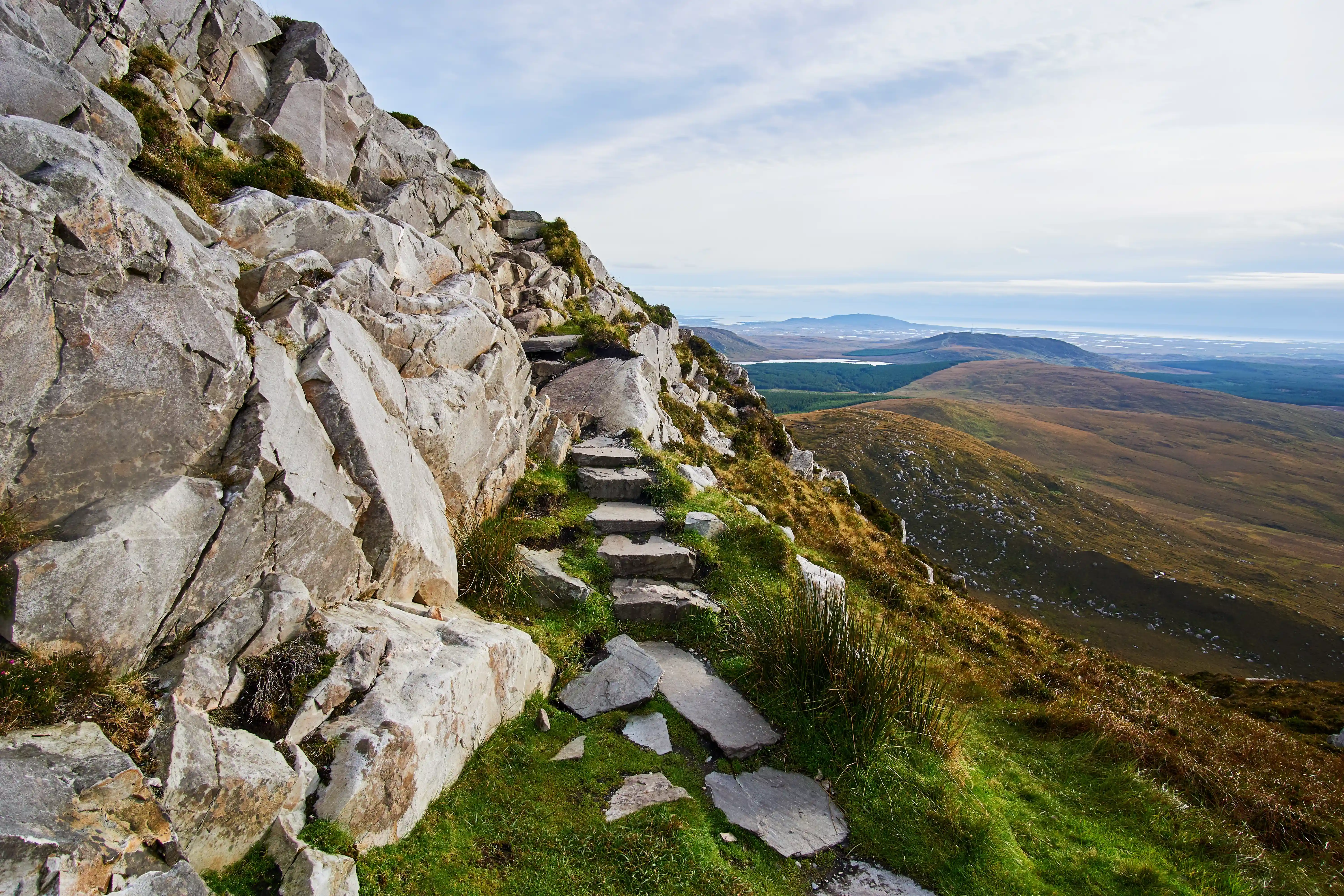 Scenic Irish cliffs on a private day tour