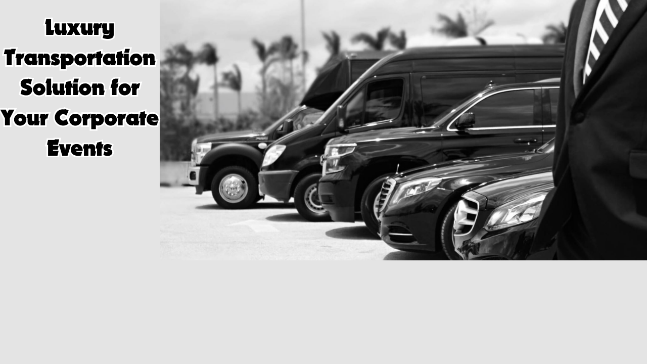 Luxury Transportation Solution for Your Corporate Events